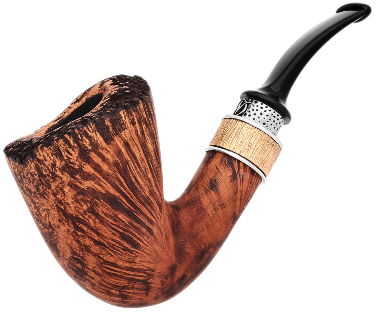 Nording Double Silver Bent Billiard (2)