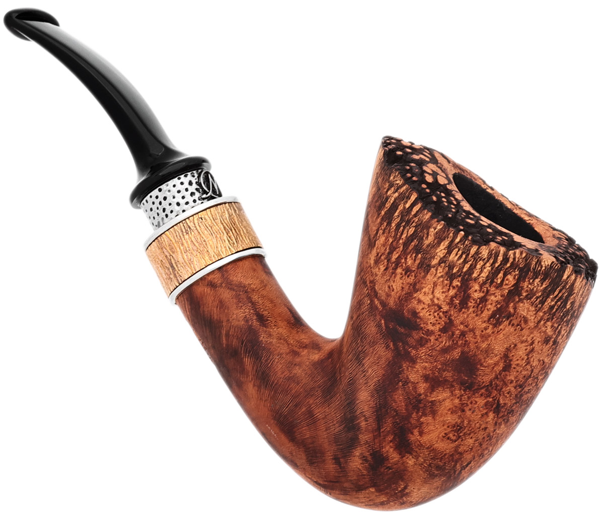 Nording Double Silver Bent Billiard (2)