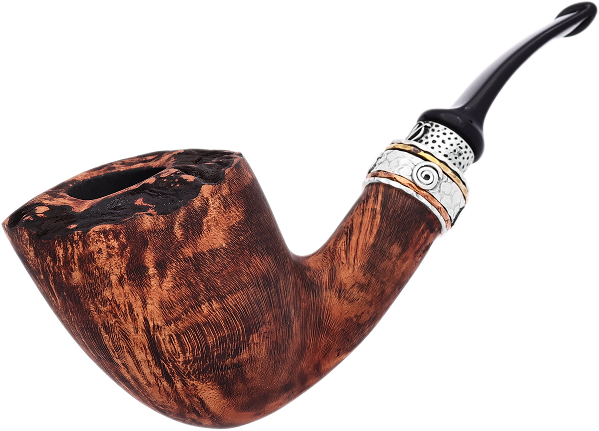 Nording Double Silver Bent Billiard (2)