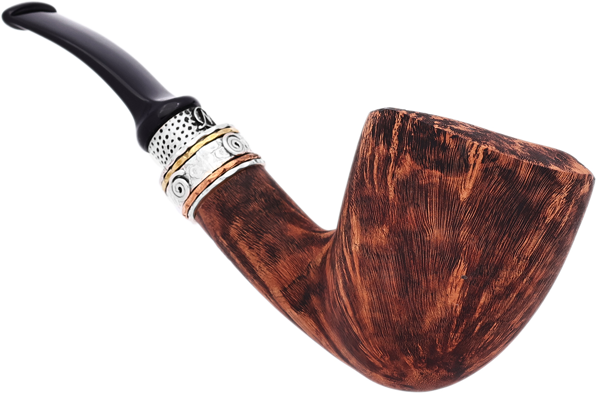 Nording Double Silver Bent Billiard (2)