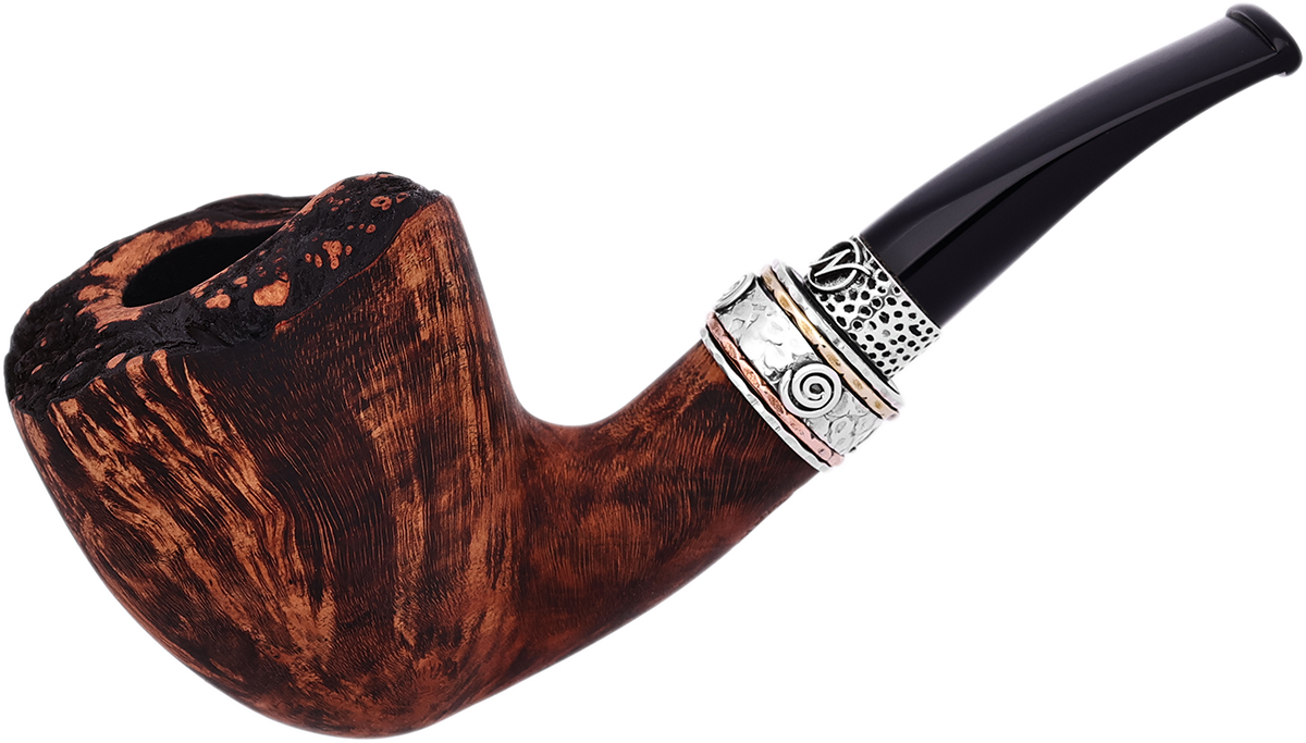 Nording Double Silver Bent Billiard (2)