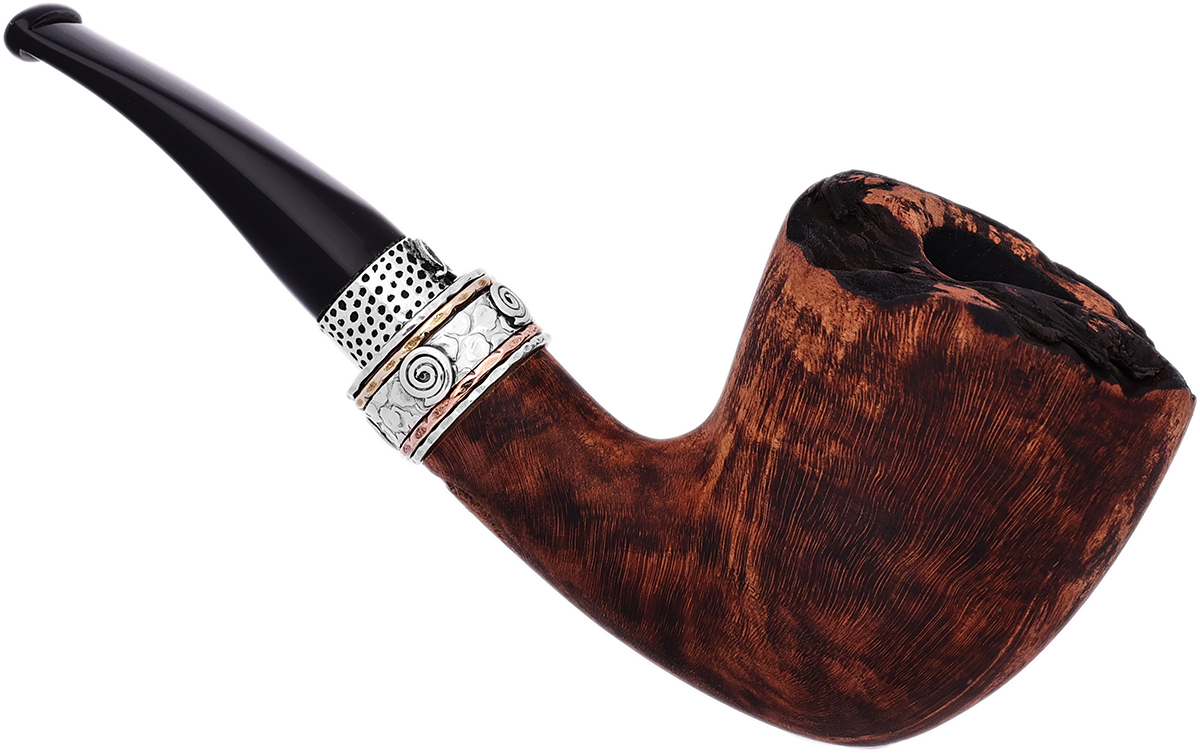 Nording Double Silver Bent Billiard (2)