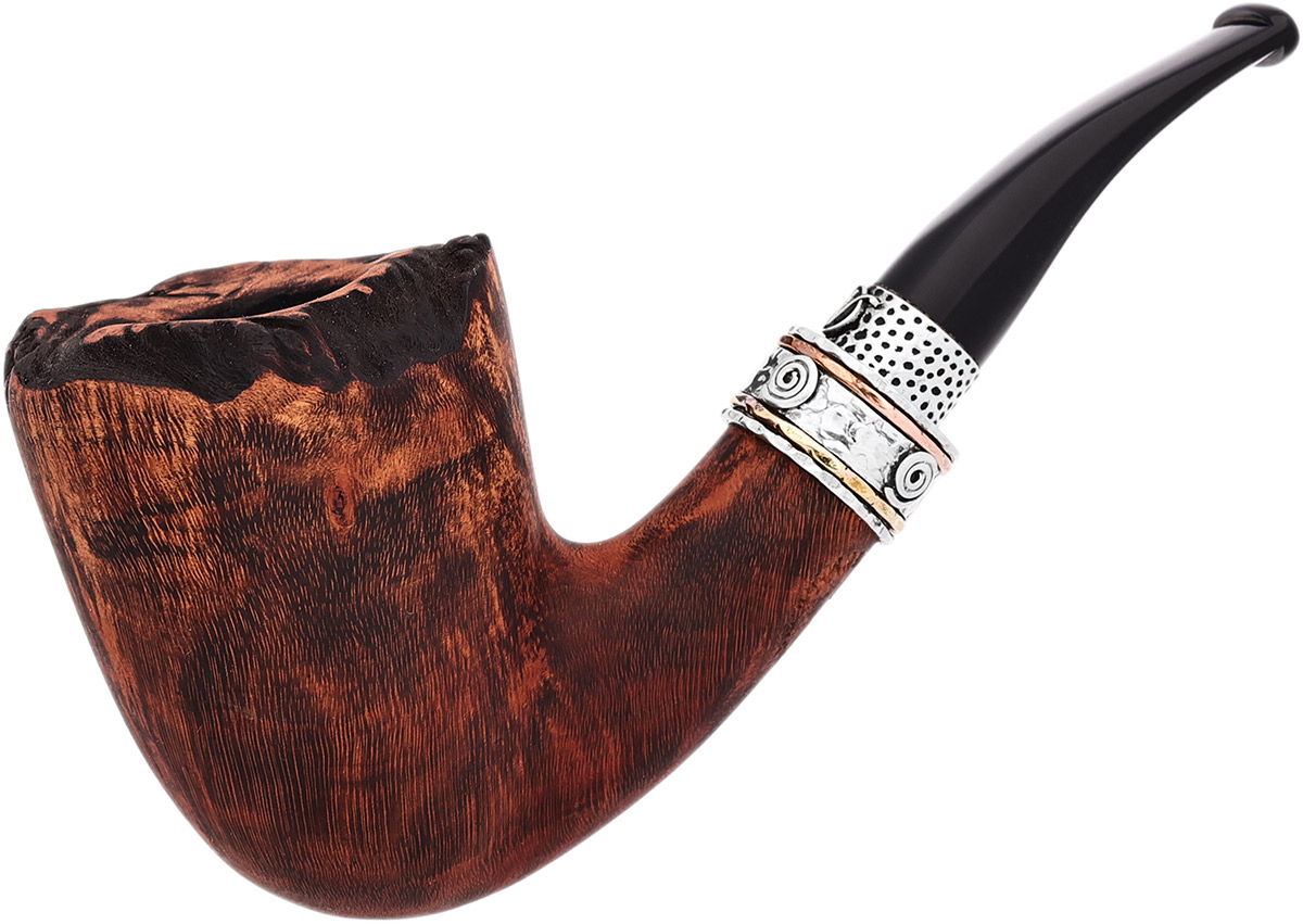 Nording Double Silver Bent Billiard (2)