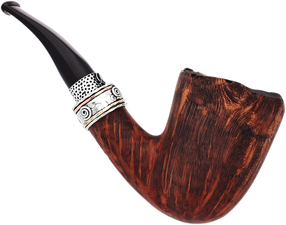 Nording Double Silver Bent Billiard (2)