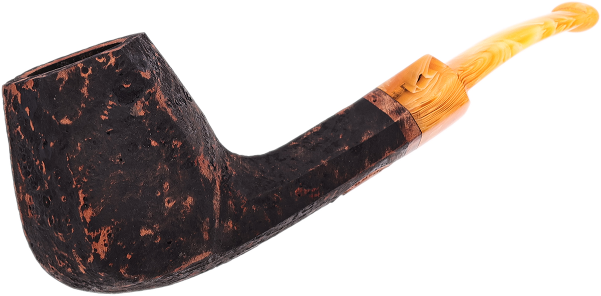 Nording Classic Sandblasted Paneled Bent Brandy (C)