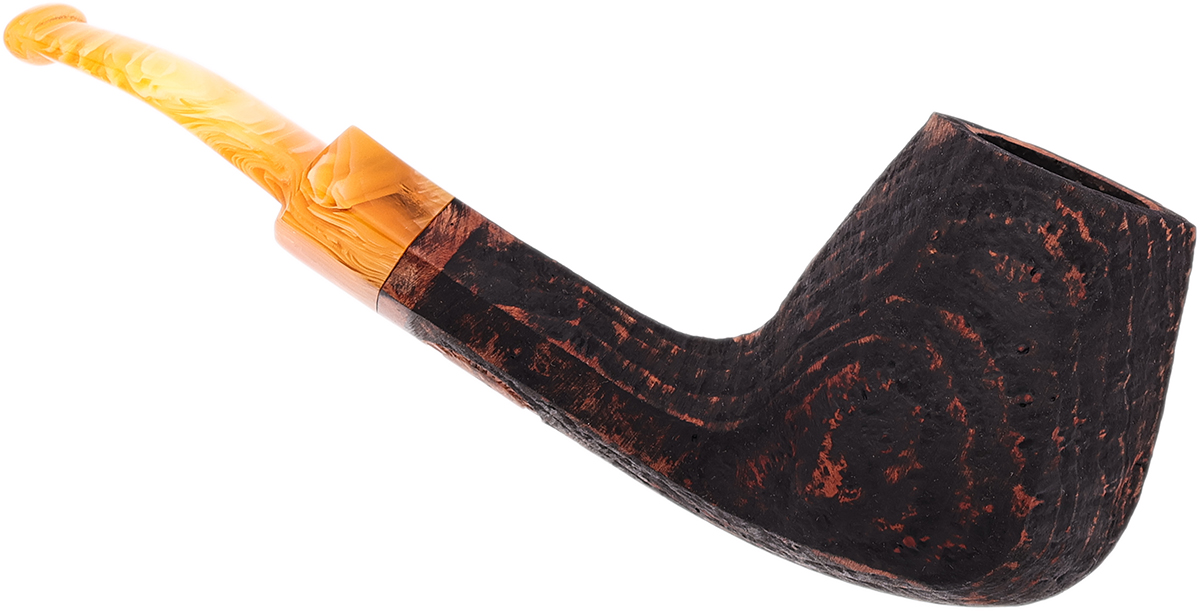 Nording Classic Sandblasted Paneled Bent Brandy (C)