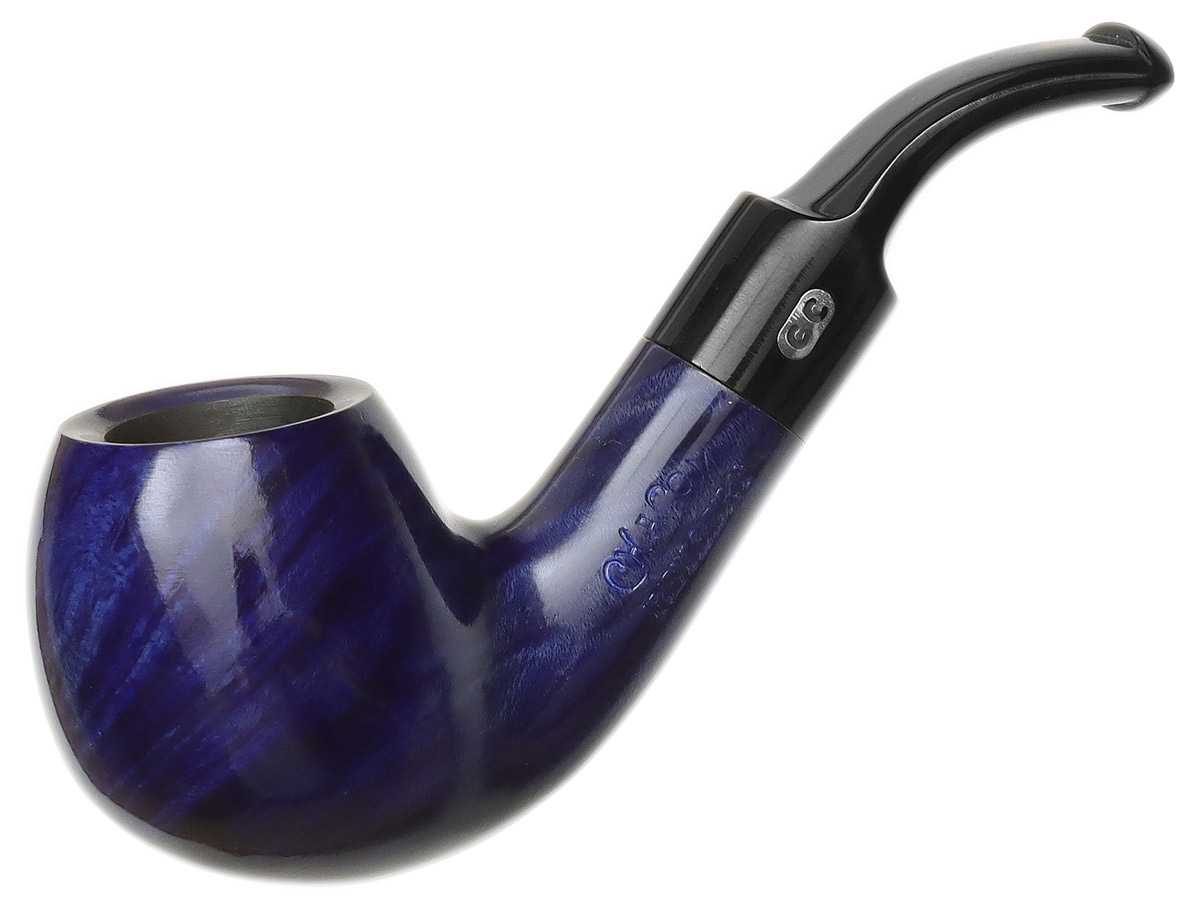 Small Fumed Kinked Water Pipe, RYO Tasteful Tobacco