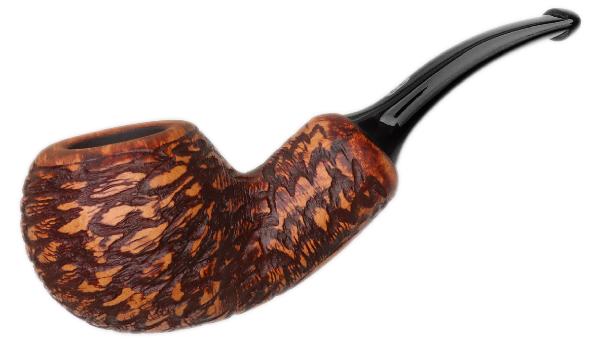 Chacom Rusticated Bent Apple Reverse Calabash