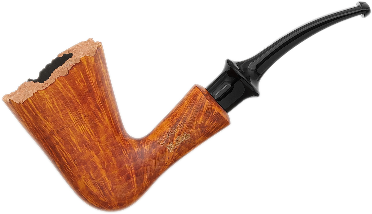 查科姆 Fleur 自然色 Bent Dublin 光面 弯式都柏林斗