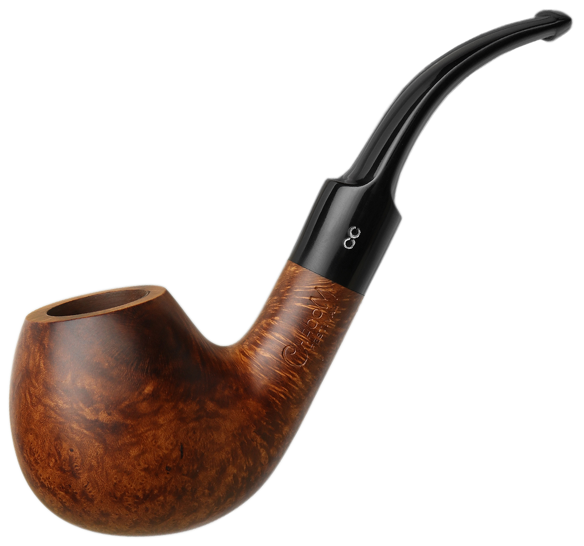 Chacom: USA Festival Smooth Bent Apple (869XX) Tobacco Pipe