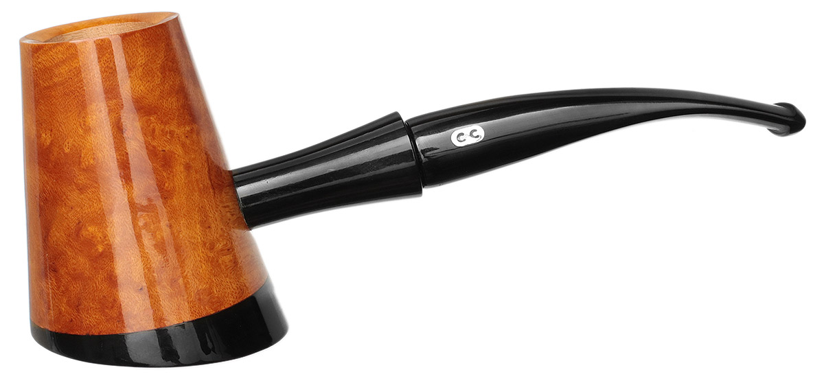 Chacom: Orange Smooth Volcano (9mm) Tobacco Pipe