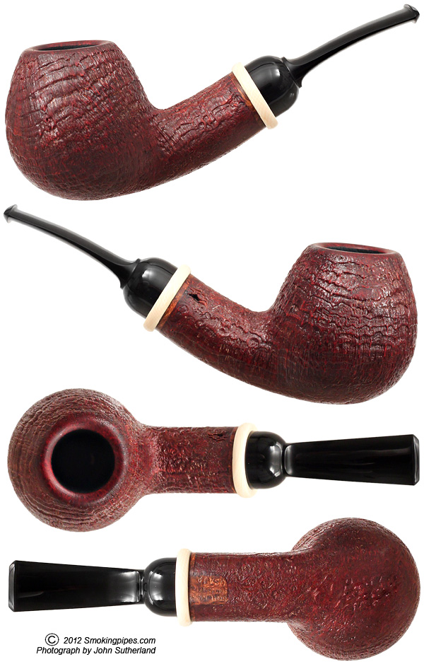 Scott Klein Sandblasted Bent Apple with Mammoth Ivory