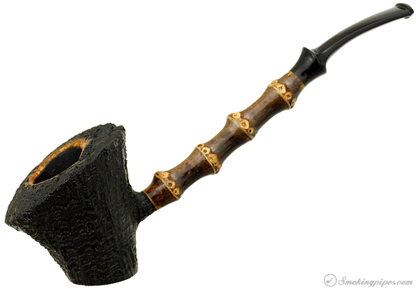 Scott Klein Sandblasted Bent Dublin Sitter with Bamboo