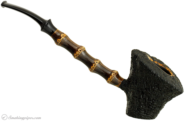 Scott Klein Sandblasted Bent Dublin Sitter with Bamboo