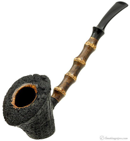 Scott Klein Sandblasted Bent Dublin Sitter with Bamboo