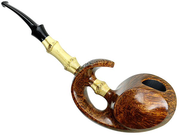 Scott Klein Smooth Pierced Blowfish with Bamboo (Signature)