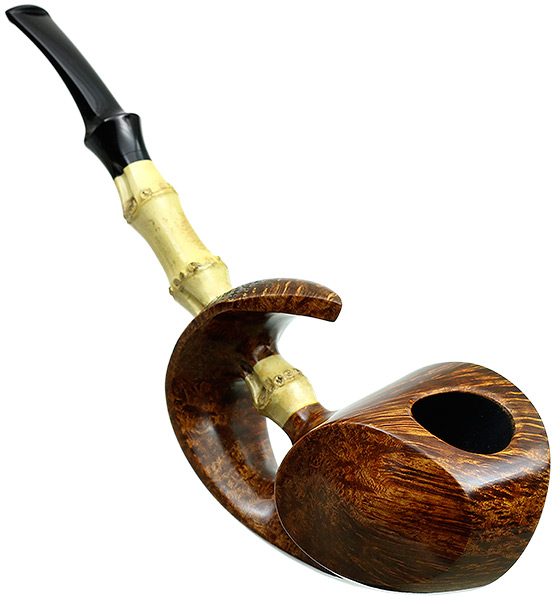 Scott Klein Smooth Pierced Blowfish with Bamboo (Signature)