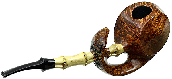 Scott Klein Smooth Pierced Blowfish with Bamboo (Signature)