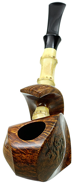 Scott Klein Smooth Pierced Blowfish with Bamboo (Signature)