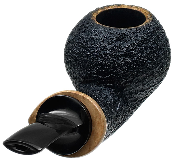Scott Klein Sandblasted Bent Apple with Briar