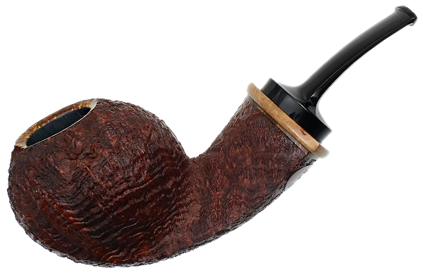 Scott Klein Sandblasted Bent Apple with Briar
