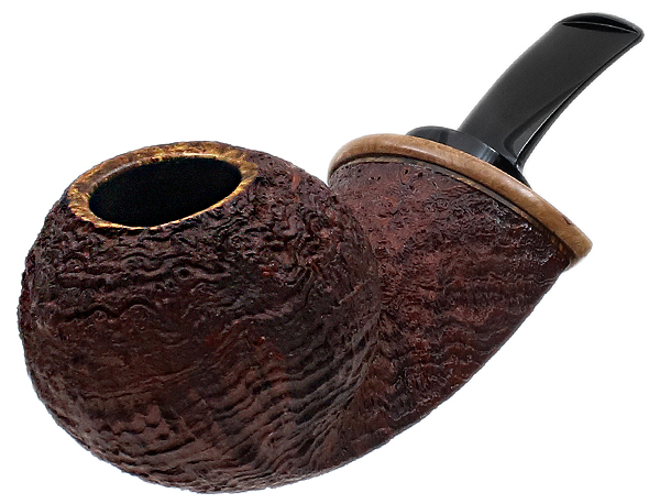 Scott Klein Sandblasted Bent Apple with Briar