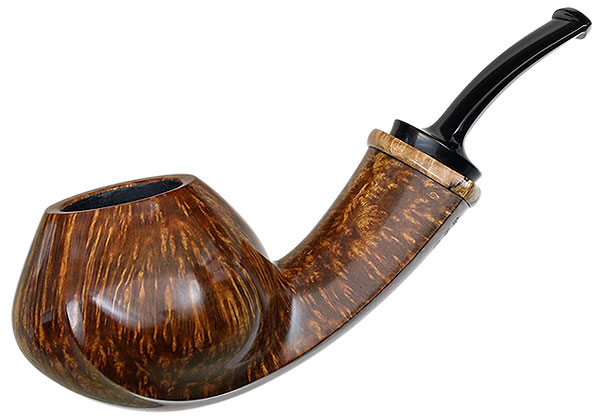 Scott Klein Smooth Asymmetric Bent Brandy with Spalted Maple