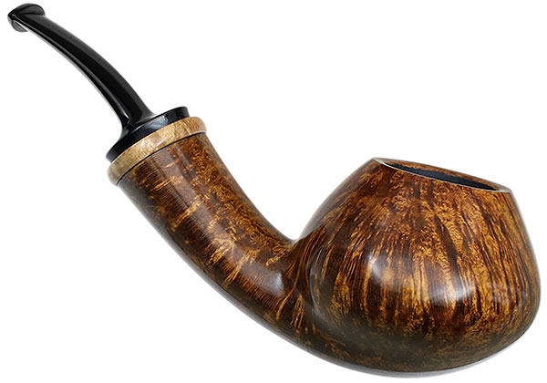 Scott Klein Smooth Asymmetric Bent Brandy with Spalted Maple
