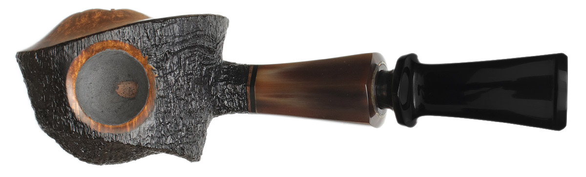 Scott Klein Partially Sandblasted Mini Blowfish with Horn