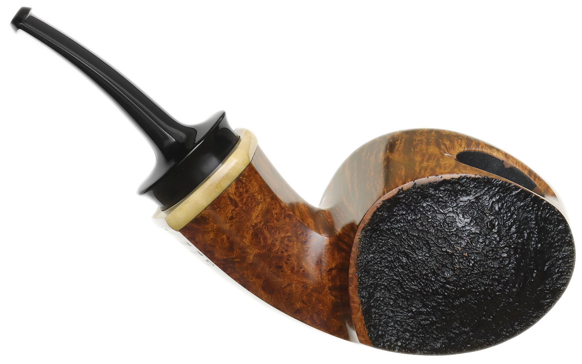 Scott Klein Partially Sandblasted Blowfish with Boxwood