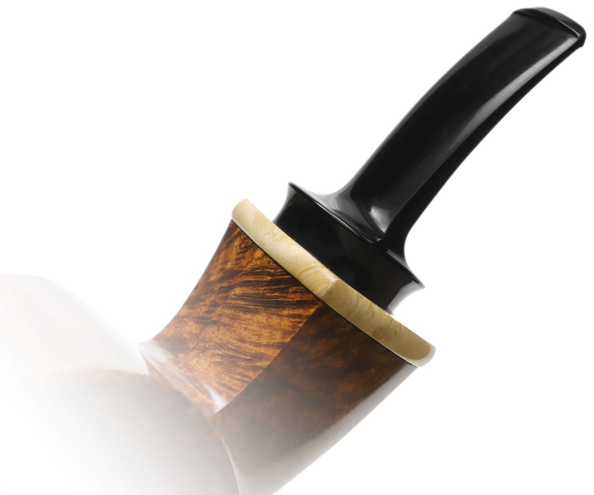 Scott Klein Partially Sandblasted Blowfish with Boxwood