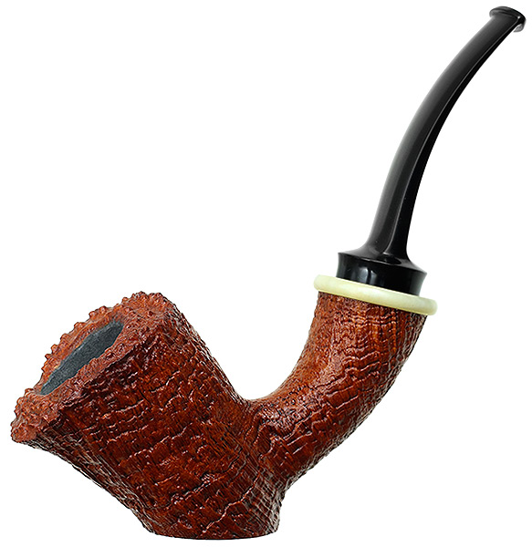 Pete Prevost Sandblasted Cherrywood with Horn