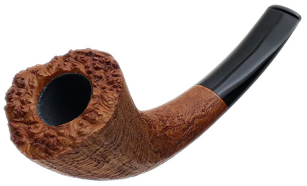 Sandblasted Horn Tobacco Pipe