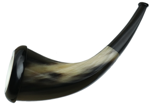 Pete Prevost Smooth Horn Calabash with Meerschaum and Ebonite (with Extra Briar Bowl)