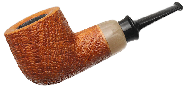 Pete Prevost Sandblasted Pot with Horn