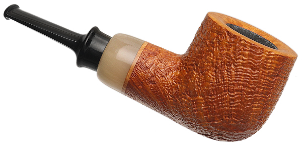 Pete Prevost Sandblasted Pot with Horn