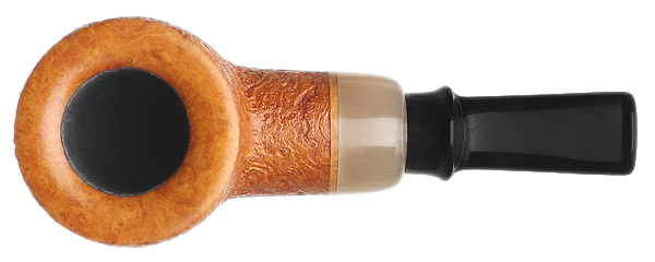 Pete Prevost Sandblasted Pot with Horn