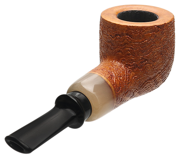 Pete Prevost Sandblasted Pot with Horn