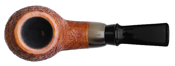 Pete Prevost Sandblasted Bent Brandy with Horn