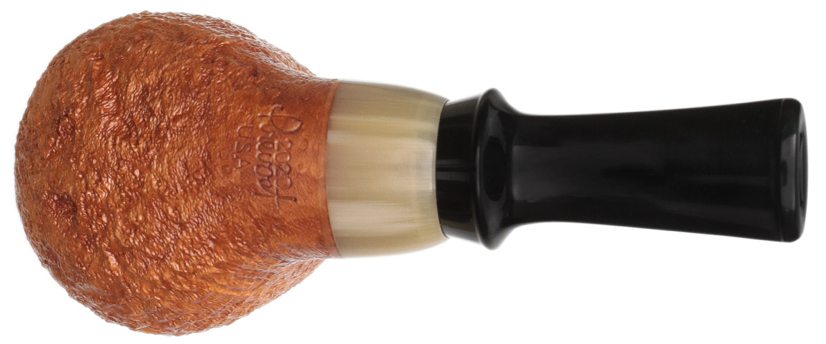 Pete Prevost Sandblasted Bent Pot with Horn