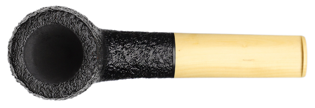 Pete Prevost Sandblasted Pot with Boxwood Stem