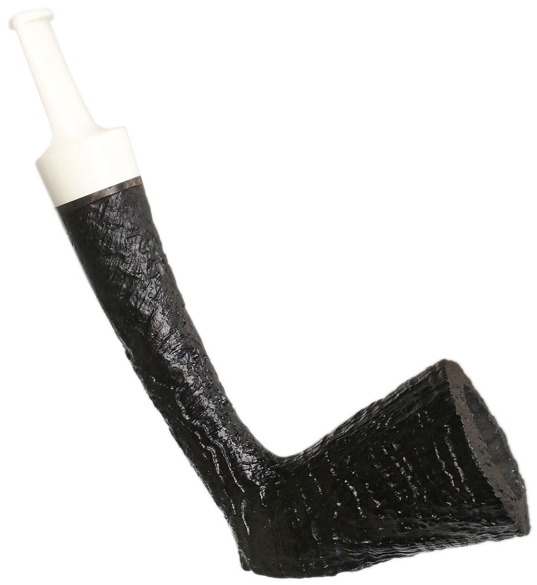 Pete Prevost Sandblasted Mini Bent Dublin Sitter with Bakelite