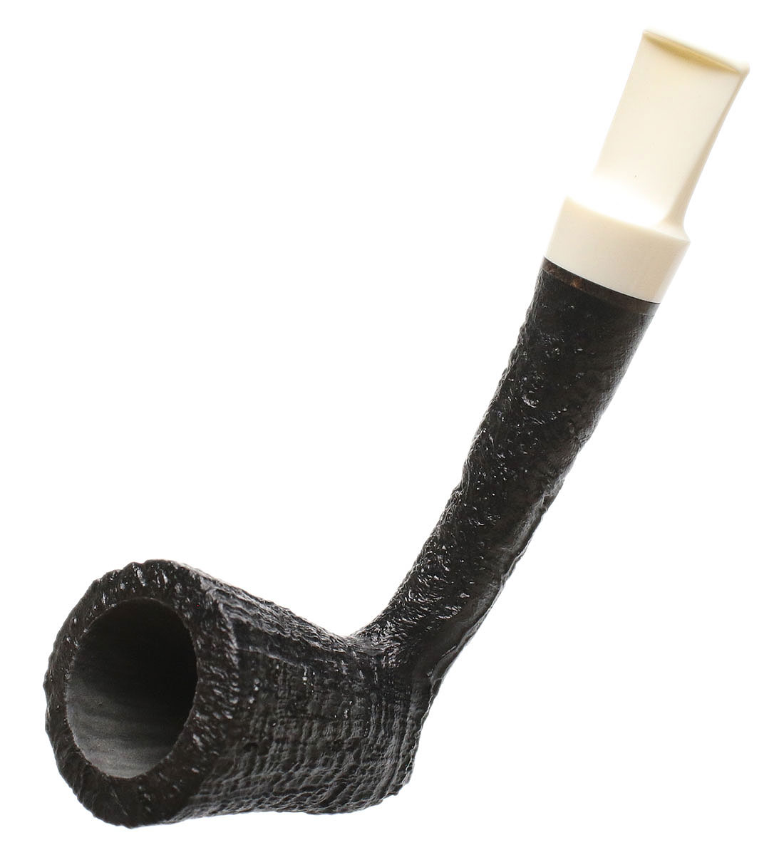 Pete Prevost Sandblasted Mini Bent Dublin Sitter with Bakelite