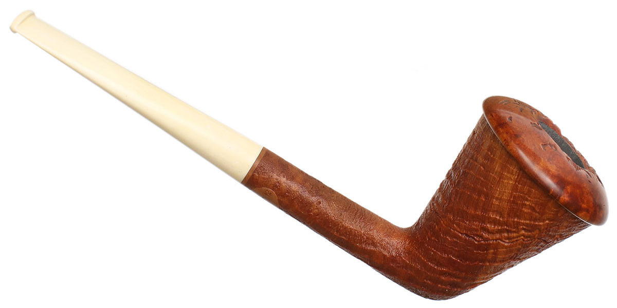 Pete Prevost Partially Sandblasted Calabash with Juma