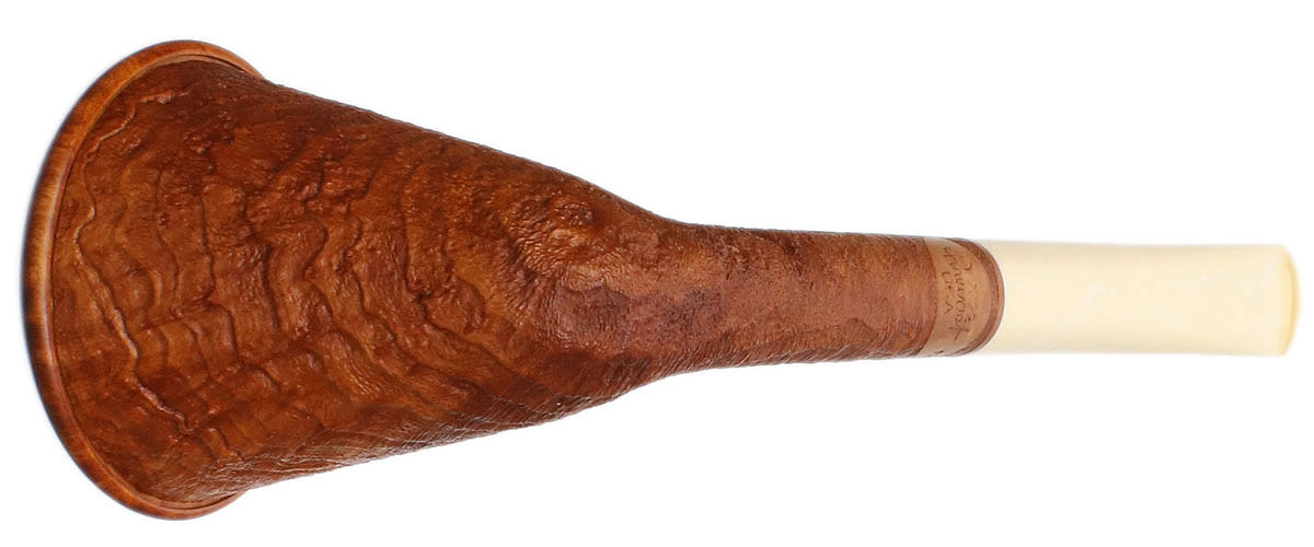 Pete Prevost Partially Sandblasted Calabash with Juma