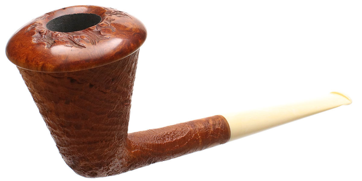 Pete Prevost Partially Sandblasted Calabash with Juma
