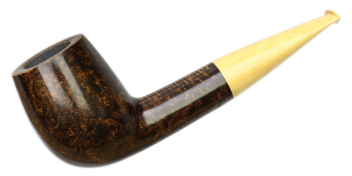 Pete Prevost Smooth Billiard with Boxwood Stem