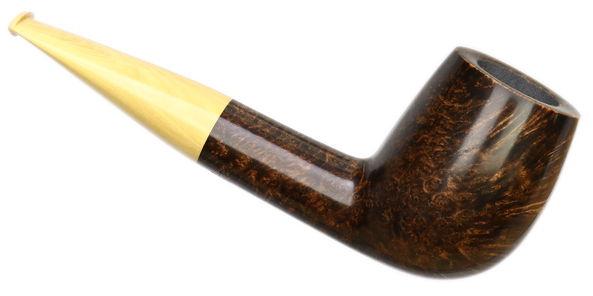 Pete Prevost Smooth Billiard with Boxwood Stem