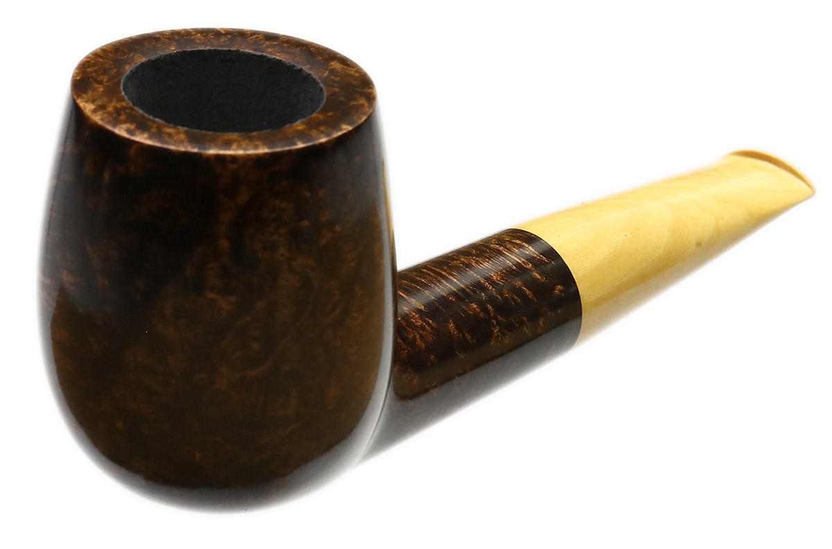 Pete Prevost Smooth Billiard with Boxwood Stem
