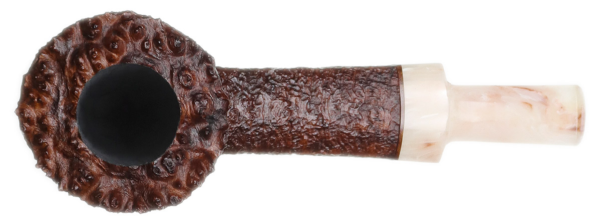 Pete Prevost Sandblasted Long Shank Bent Dublin with Bakelite